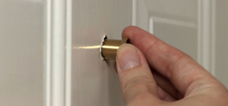 peephole door repair in Marysville
